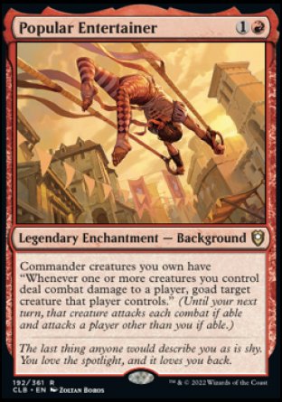 Popular Entertainer [Commander Legends: Battle for Baldur's Gate] | Card Citadel