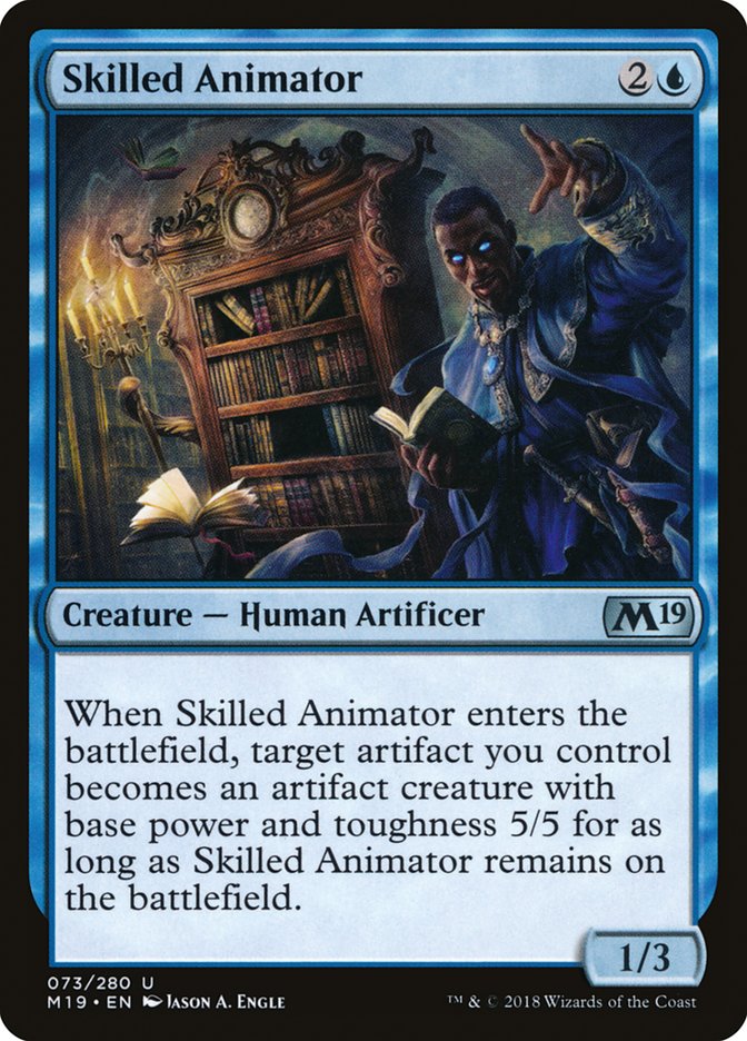 Skilled Animator [Core Set 2019] | Card Citadel