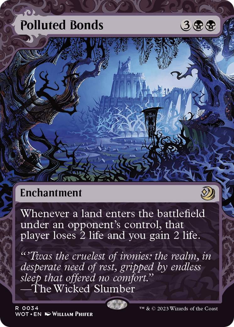 Polluted Bonds [Wilds of Eldraine: Enchanting Tales] | Card Citadel