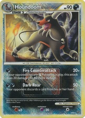 Houndoom (5/90) (League Promo) [HeartGold & SoulSilver: Undaunted] | Card Citadel