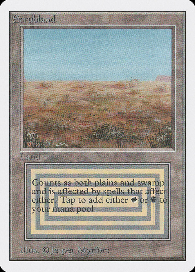 Scrubland [Unlimited Edition] | Card Citadel