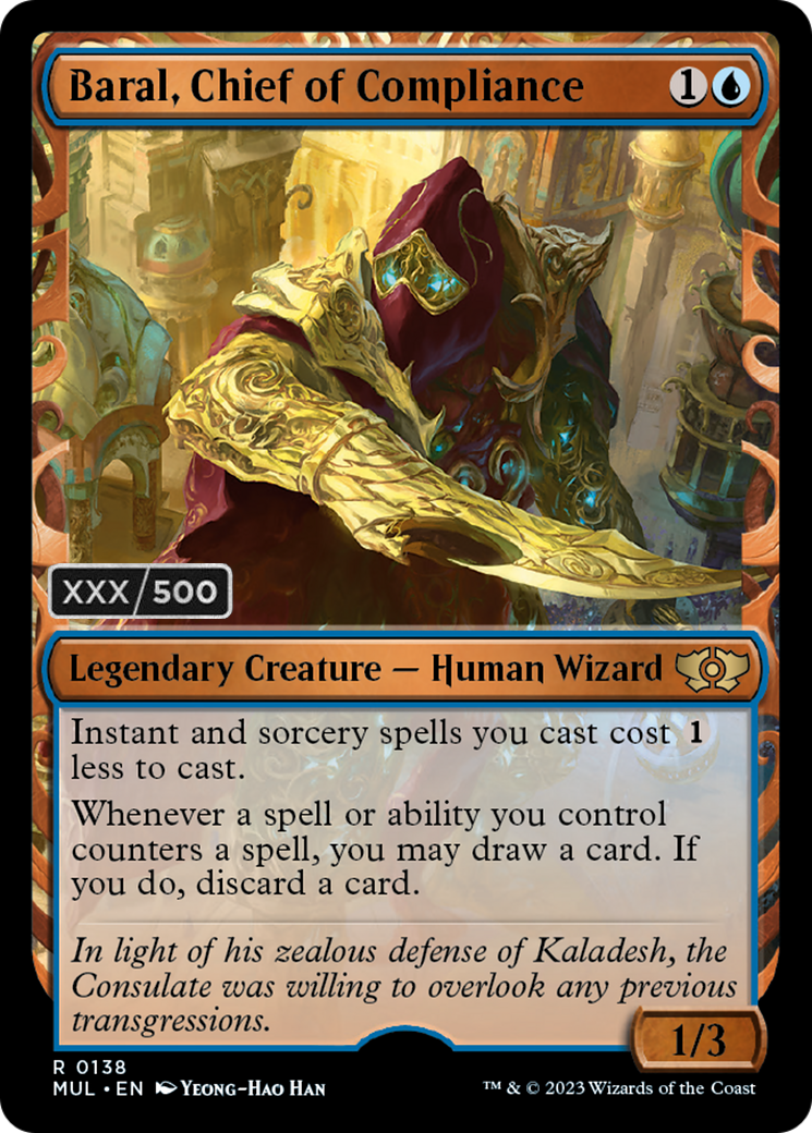 Baral, Chief of Compliance (Serialized) [Multiverse Legends] | Card Citadel