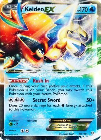 Keldeo EX (49/149) (Jumbo Card) [Black & White: Boundaries Crossed] | Card Citadel