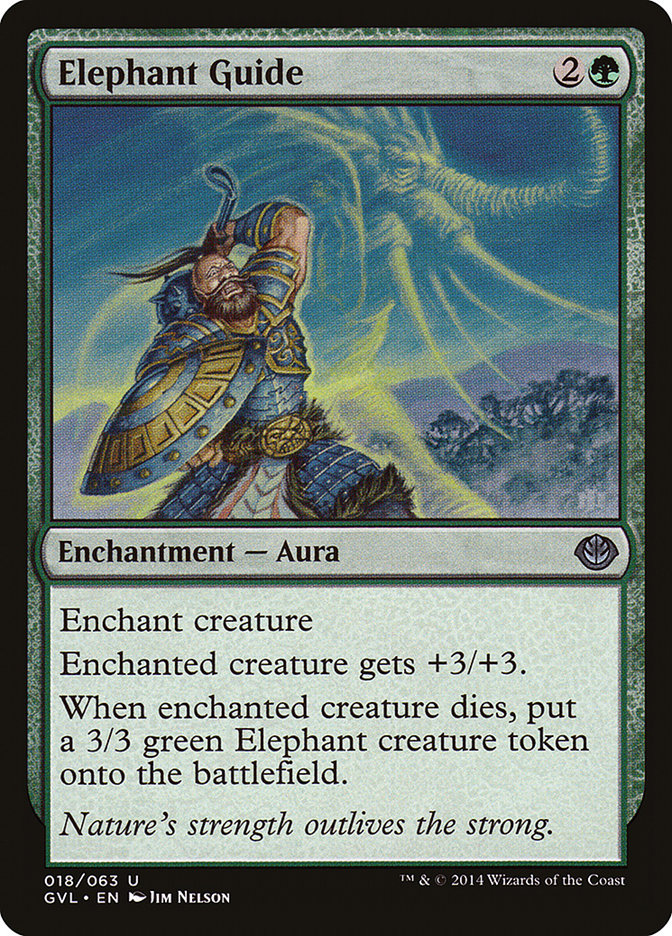 Elephant Guide (Garruk vs. Liliana) [Duel Decks Anthology] | Card Citadel