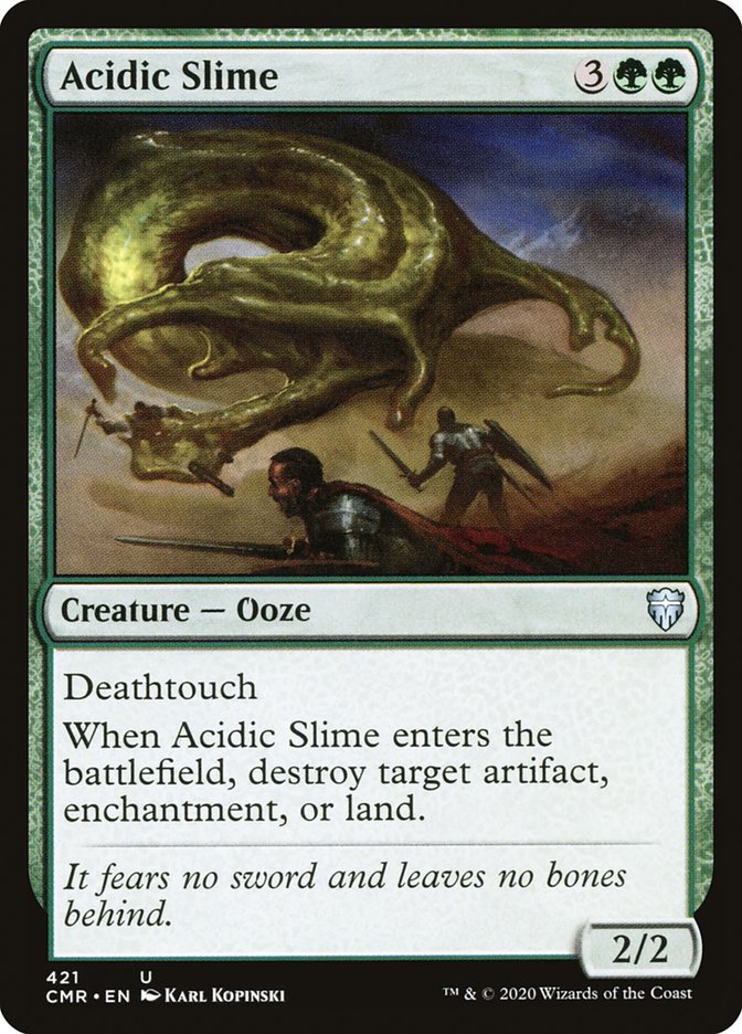 Acidic Slime [Commander Legends] | Card Citadel