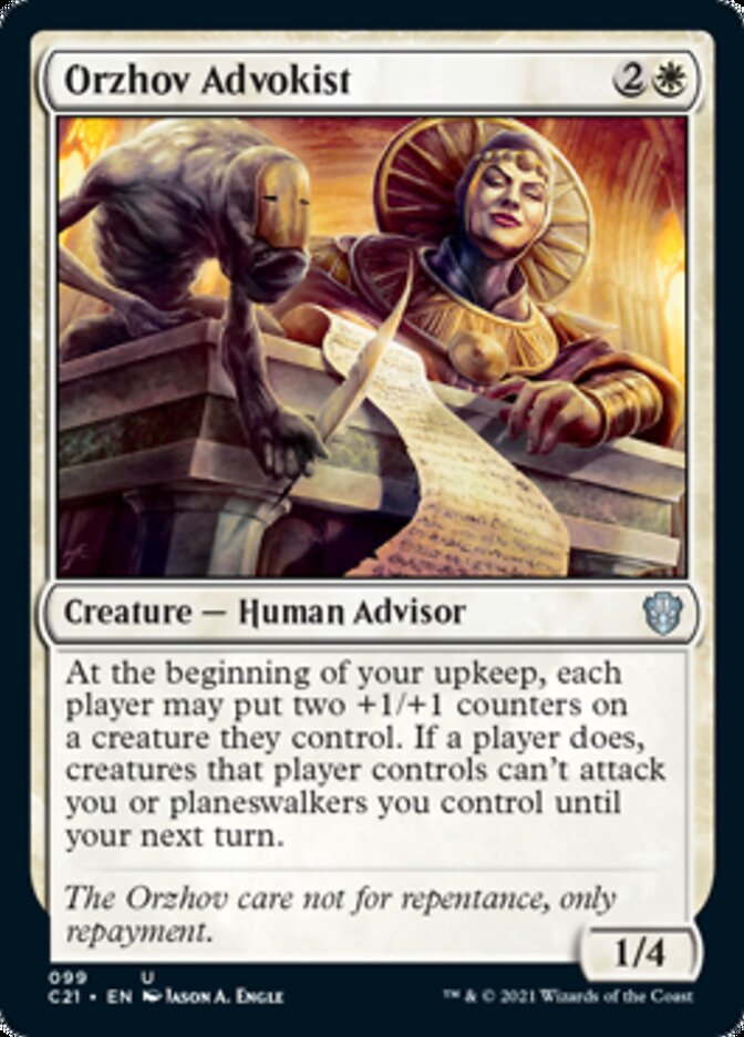 Orzhov Advokist [Commander 2021] | Card Citadel