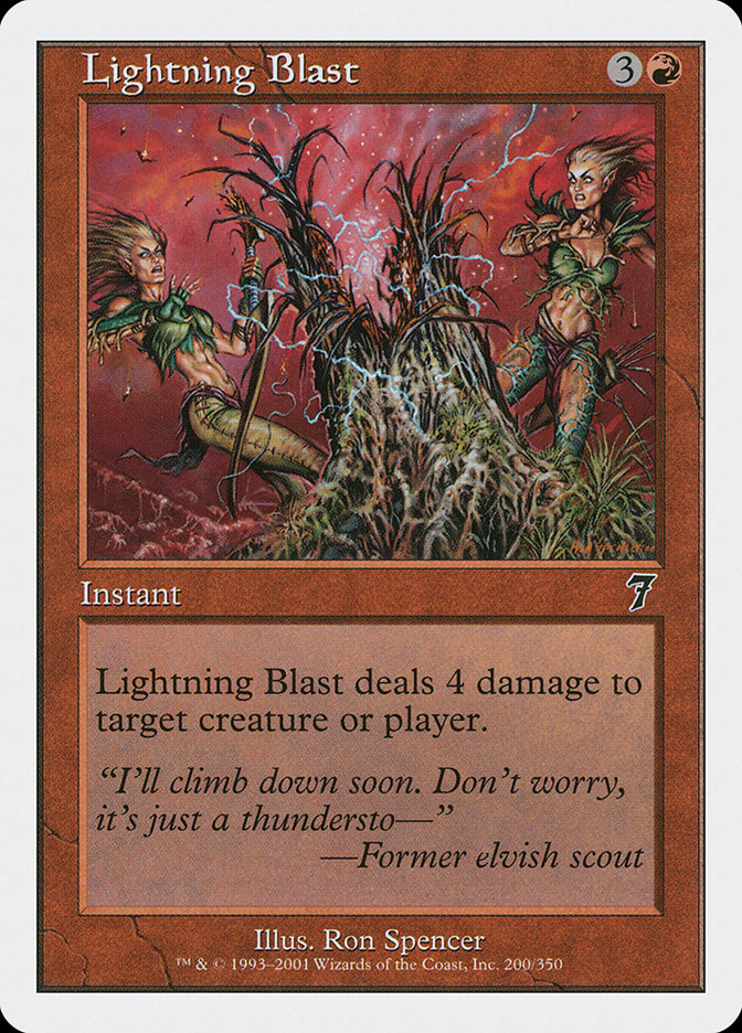 Lightning Blast [Seventh Edition] | Card Citadel