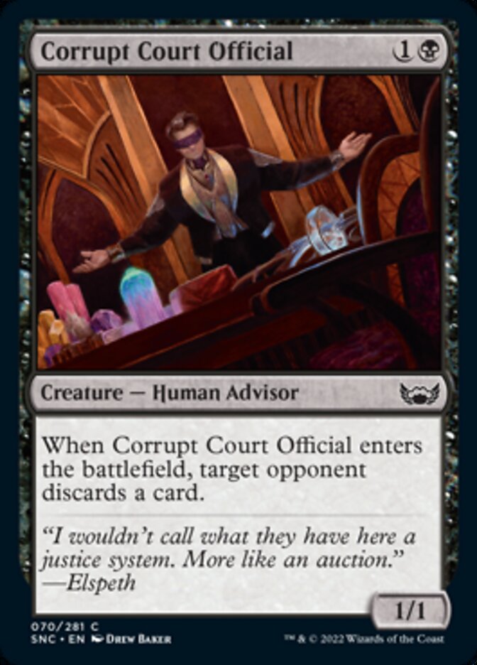 Corrupt Court Official [Streets of New Capenna] | Card Citadel