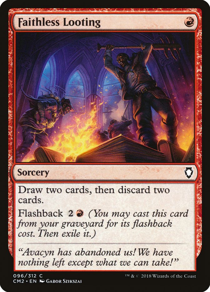 Faithless Looting [Commander Anthology Volume II] | Card Citadel