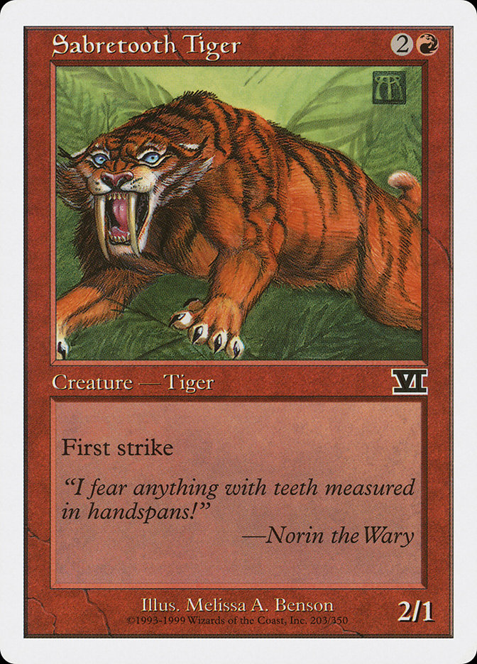 Sabretooth Tiger [Classic Sixth Edition] | Card Citadel