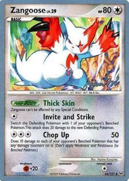 Zangoose LV.29 (66/127) (Queengar - Jason Martinez) [World Championships 2009] | Card Citadel