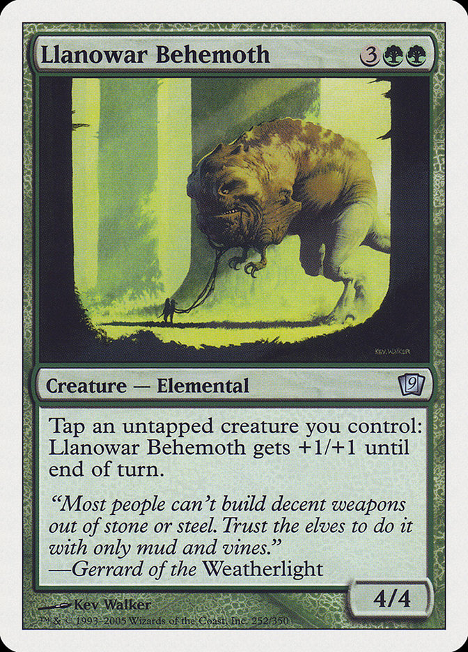 Llanowar Behemoth [Ninth Edition] | Card Citadel