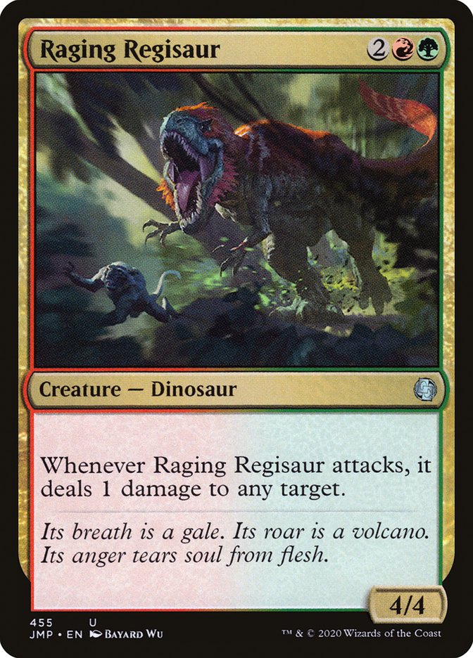 Raging Regisaur [Jumpstart] | Card Citadel