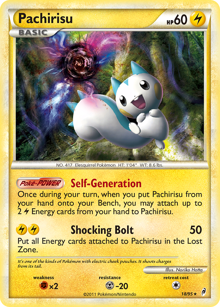 Pachirisu (18/95) [HeartGold & SoulSilver: Call of Legends] | Card Citadel