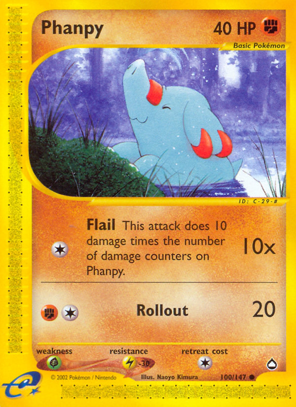 Phanpy (100/147) [Aquapolis] | Card Citadel