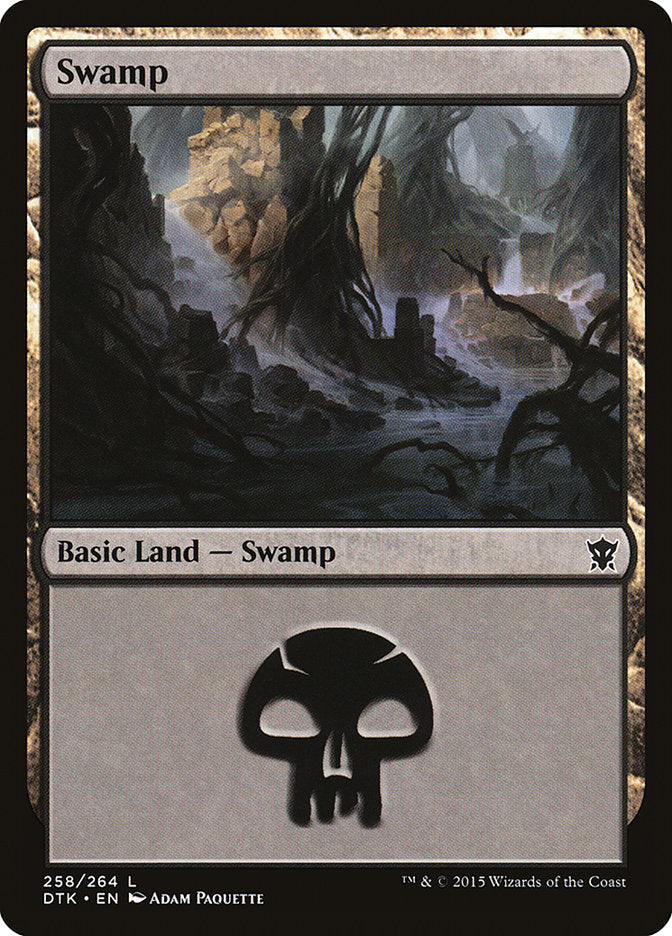 Swamp (258) [Dragons of Tarkir] | Card Citadel