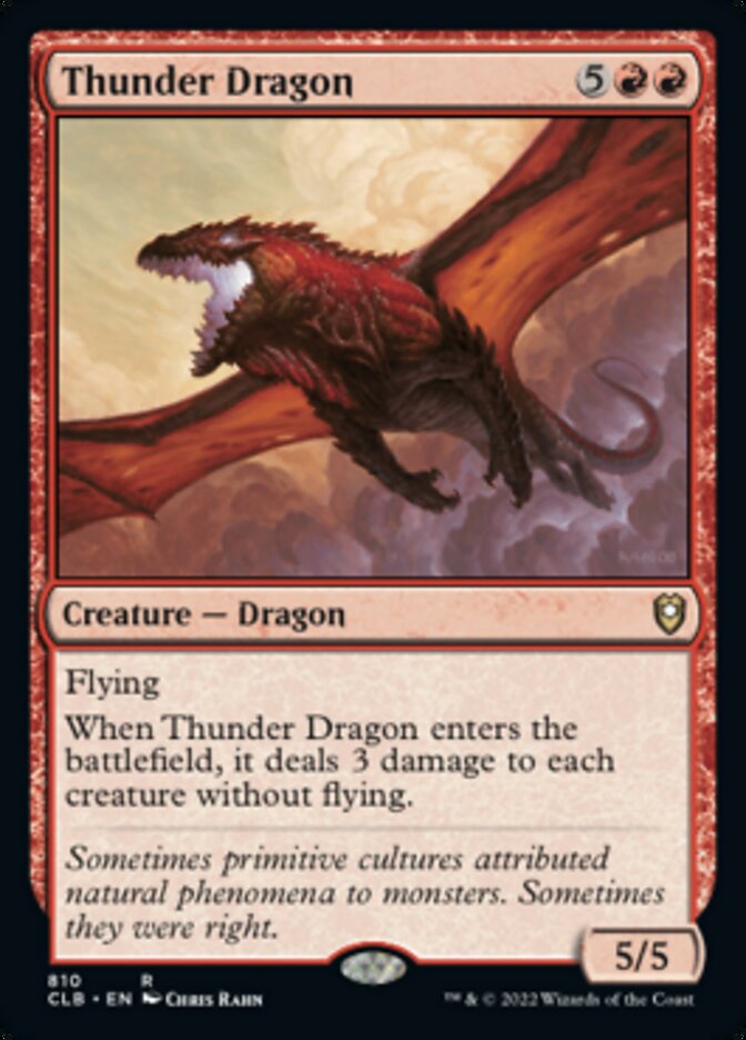 Thunder Dragon [Commander Legends: Battle for Baldur's Gate] | Card Citadel