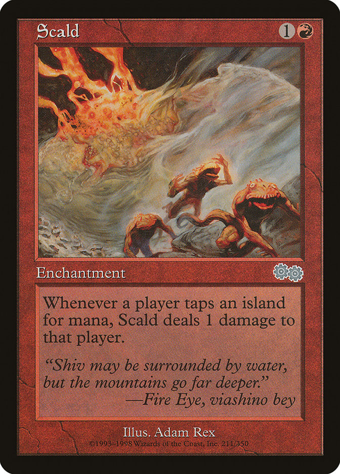 Scald [Urza's Saga] | Card Citadel