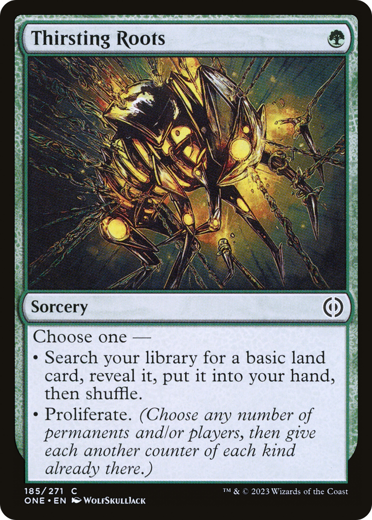 Thirsting Roots [Phyrexia: All Will Be One] | Card Citadel