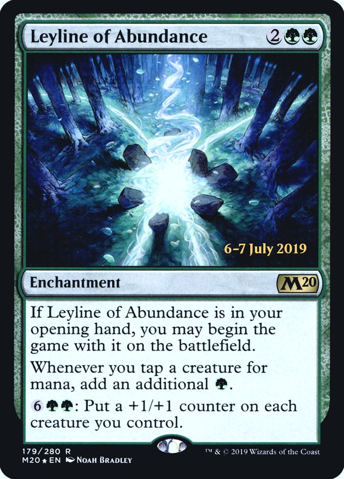 Leyline of Abundance  [Core Set 2020 Prerelease Promos] | Card Citadel