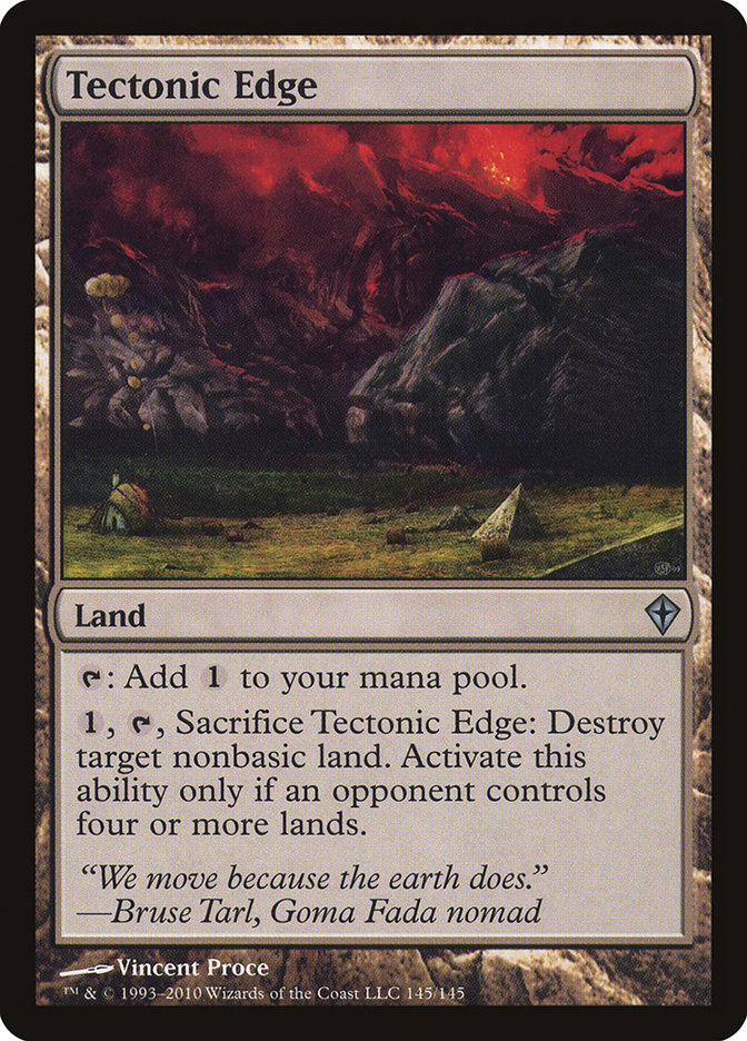 Tectonic Edge [Worldwake] | Card Citadel