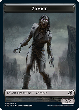 Zombie // Angel Double-Sided Token [Game Night: Free-for-All Tokens] | Card Citadel