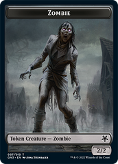 Zombie // Human Soldier Double-Sided Token [Game Night: Free-for-All Tokens] | Card Citadel