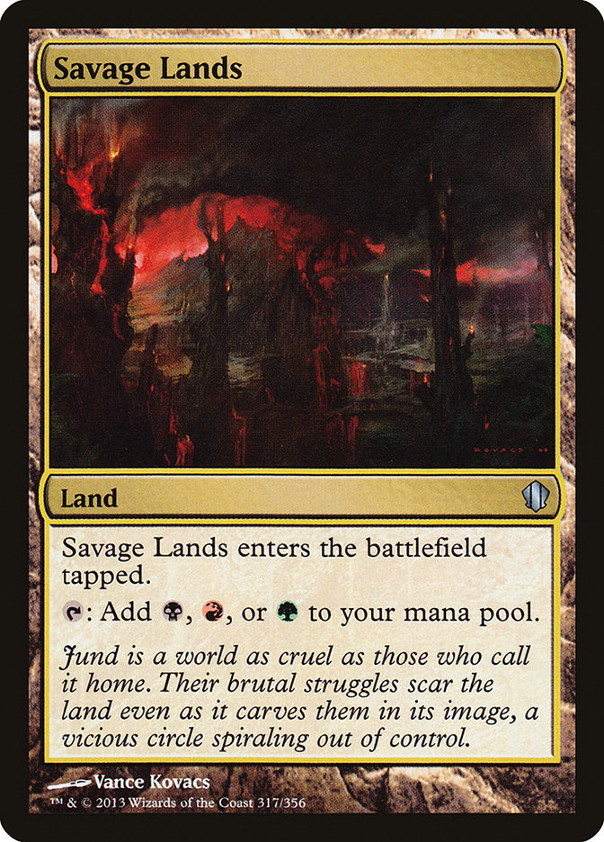 Savage Lands [Commander 2013] | Card Citadel