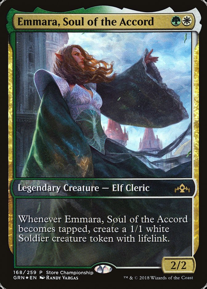 Emmara, Soul of the Accord [Guilds of Ravnica Promos] | Card Citadel