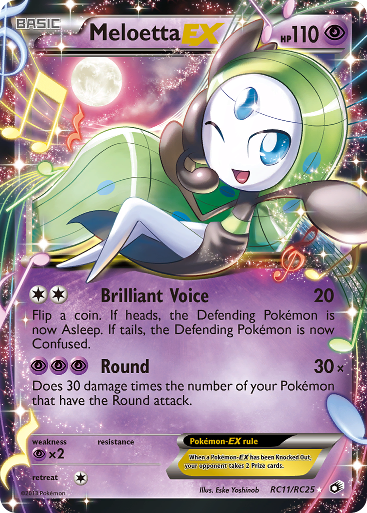 Meloetta EX (RC11/RC25) [Black & White: Legendary Treasures] | Card Citadel