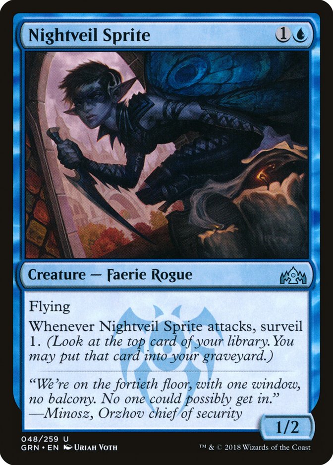 Nightveil Sprite [Guilds of Ravnica] | Card Citadel