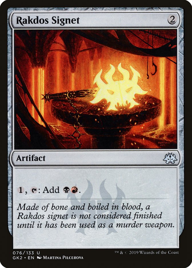 Rakdos Signet [Ravnica Allegiance Guild Kit] | Card Citadel