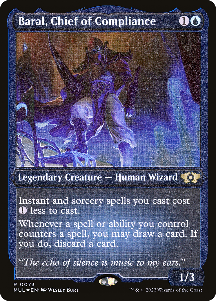 Baral, Chief of Compliance (Foil Etched) [Multiverse Legends] | Card Citadel