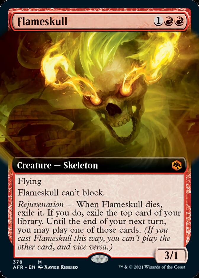 Flameskull (Extended) [Dungeons & Dragons: Adventures in the Forgotten Realms] | Card Citadel