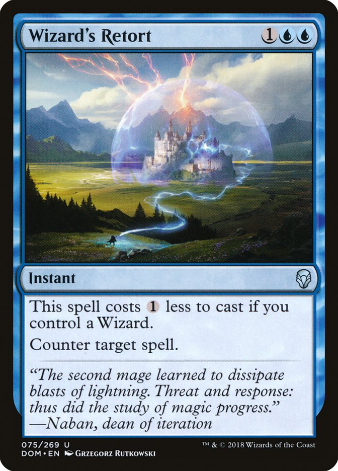 Wizard's Retort [Dominaria] | Card Citadel