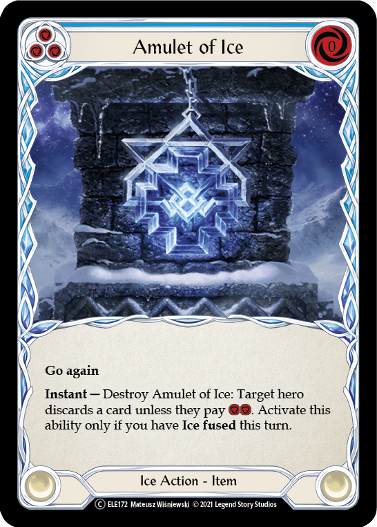 Amulet of Ice [U-ELE172] Unlimited Normal | Card Citadel