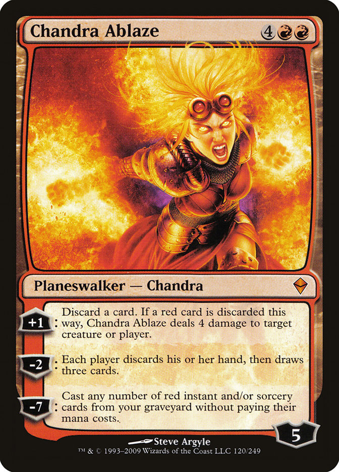 Chandra Ablaze [Zendikar] | Card Citadel