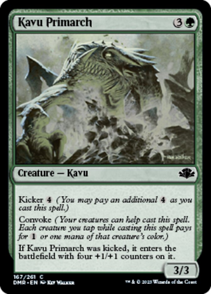 Kavu Primarch [Dominaria Remastered] | Card Citadel
