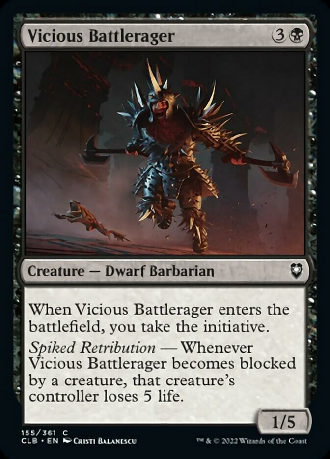 Vicious Battlerager [Commander Legends: Battle for Baldur's Gate] | Card Citadel