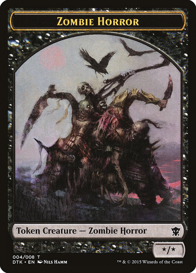 Zombie Horror [Dragons of Tarkir Tokens] | Card Citadel
