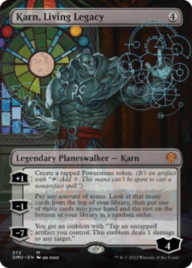 Karn, Living Legacy (Borderless) [Dominaria United] | Card Citadel