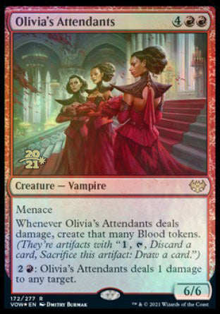 Olivia's Attendants [Innistrad: Crimson Vow Prerelease Promos] | Card Citadel