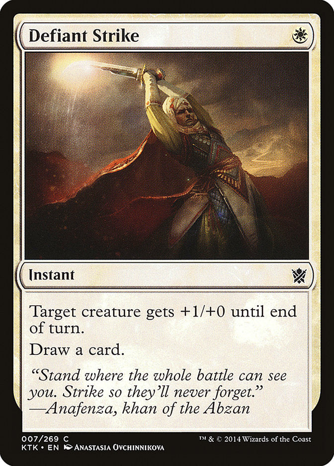 Defiant Strike [Khans of Tarkir] | Card Citadel