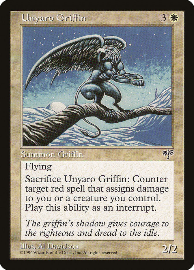 Unyaro Griffin [Mirage] | Card Citadel
