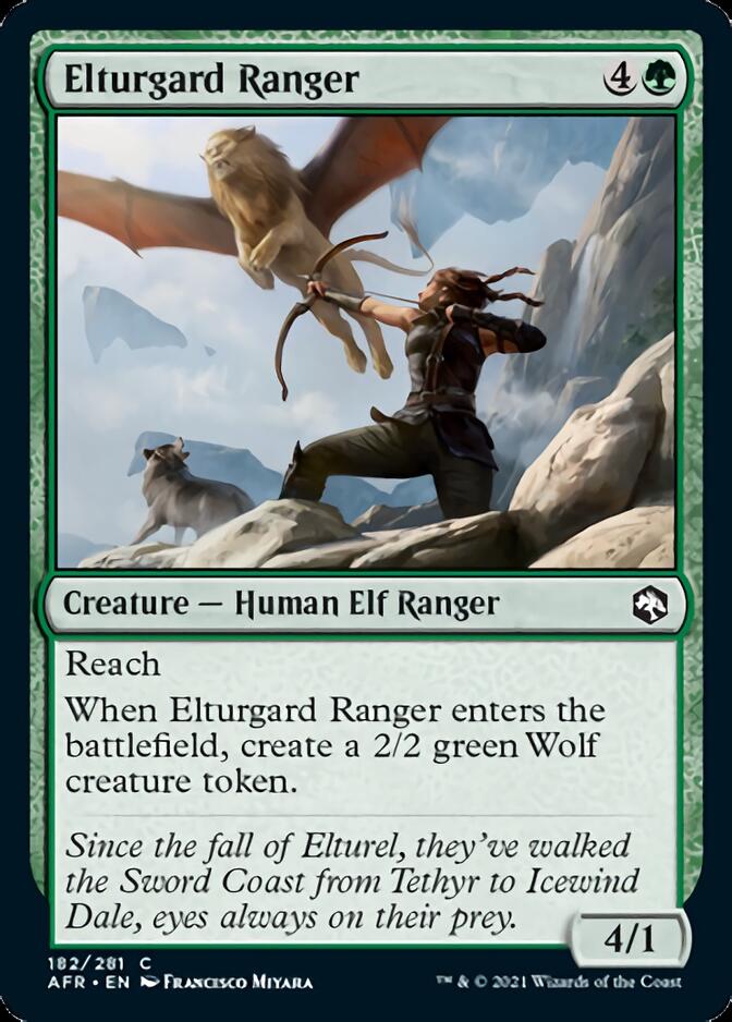 Elturgard Ranger [Dungeons & Dragons: Adventures in the Forgotten Realms] | Card Citadel