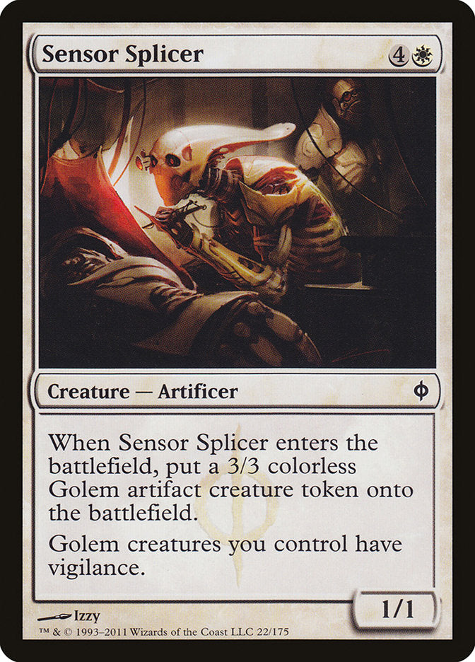 Sensor Splicer [New Phyrexia] | Card Citadel