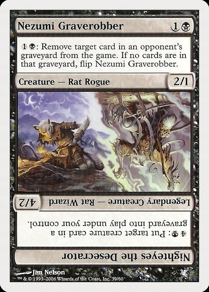Nezumi Graverobber // Nighteyes the Desecrator [Hachette UK] | Card Citadel