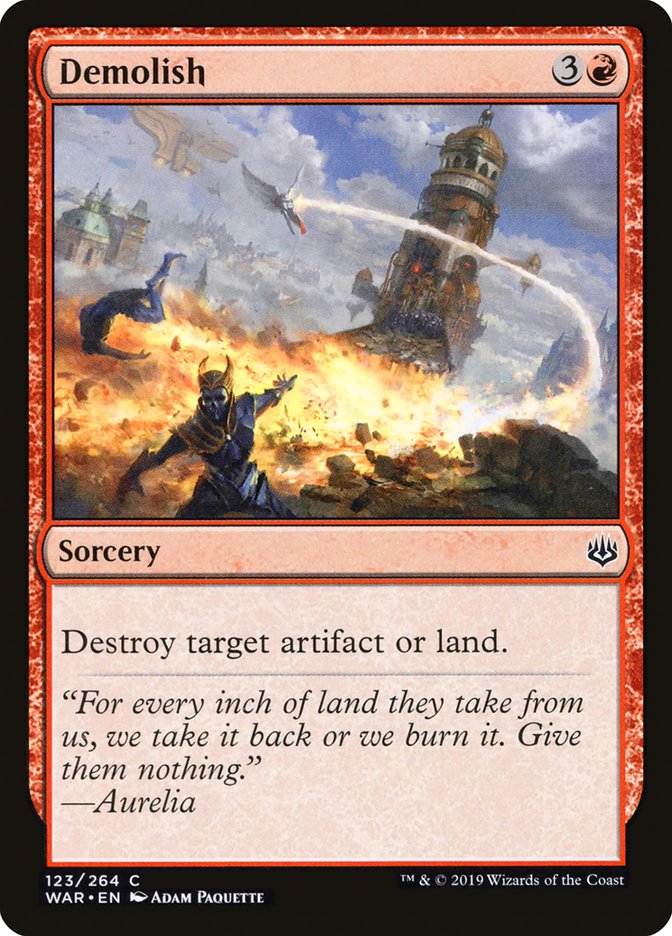 Demolish [War of the Spark] | Card Citadel