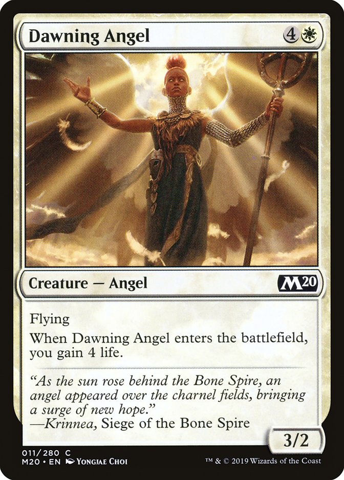 Dawning Angel [Core Set 2020] | Card Citadel