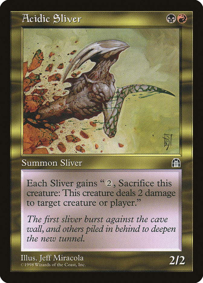 Acidic Sliver [Stronghold] | Card Citadel